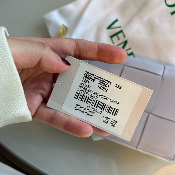 NWT bottega veneta cassette zip wallet - Picture 7 of 9